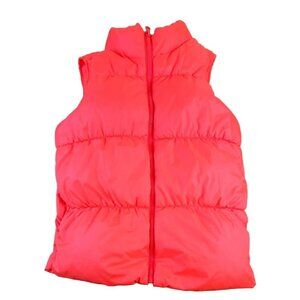 Old Navy Girls Puffer Vest Winter Hot Pink Sleeveless Warm size XXL 16 JH1238